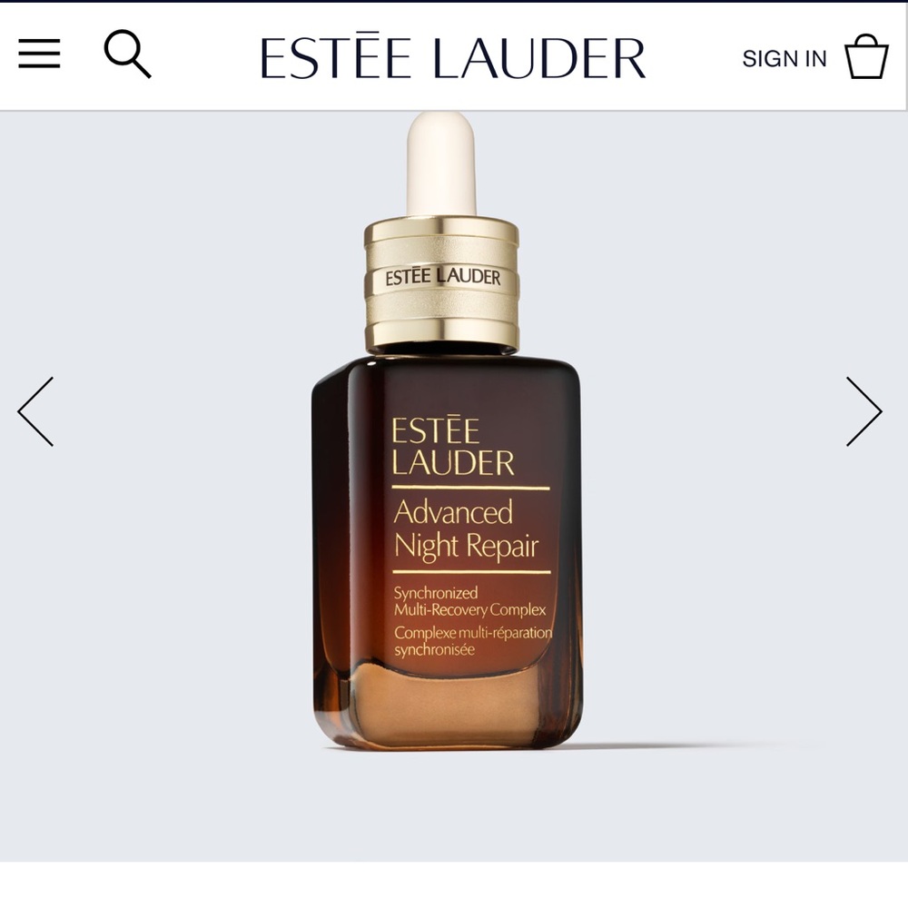 Estee Lauder Advanced Night Repair Serum - Gold and Brown